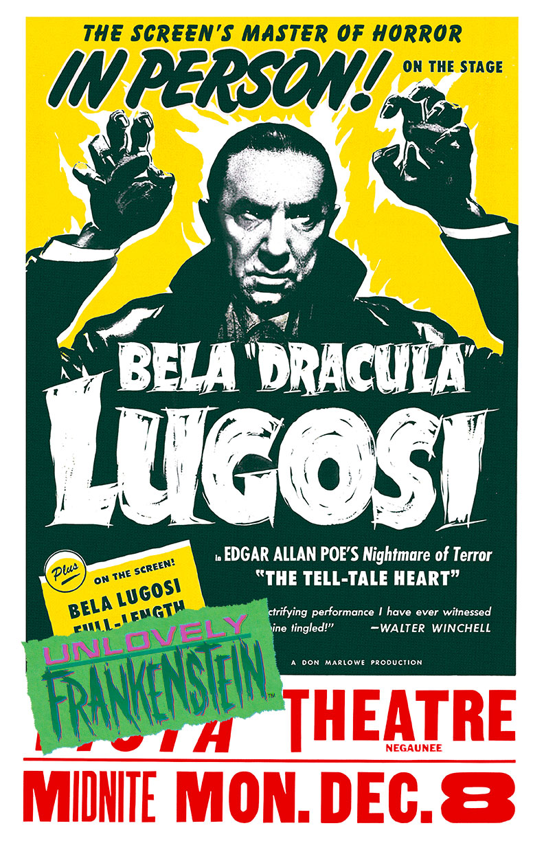 Bela Lugosi in The Tell-Tale Heart Show Poster | 11x17 Art Print