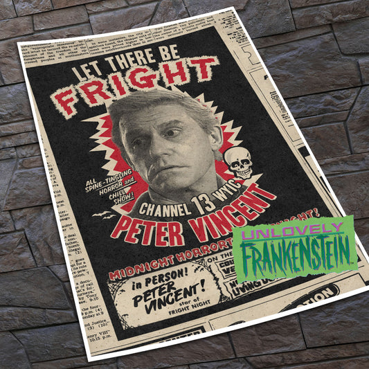 Fright Night: For Real (newsprint edition) | 11x17 Art Print
