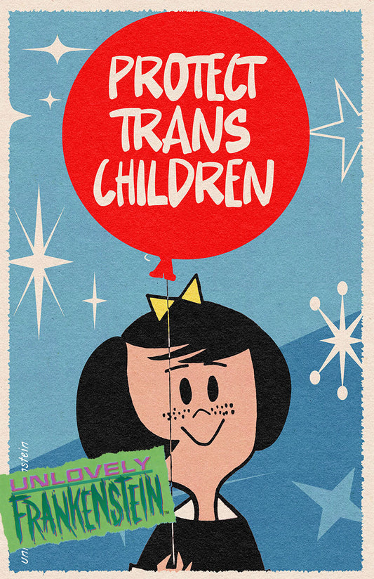 Protect Trans Children poster | 11x17 Art Print