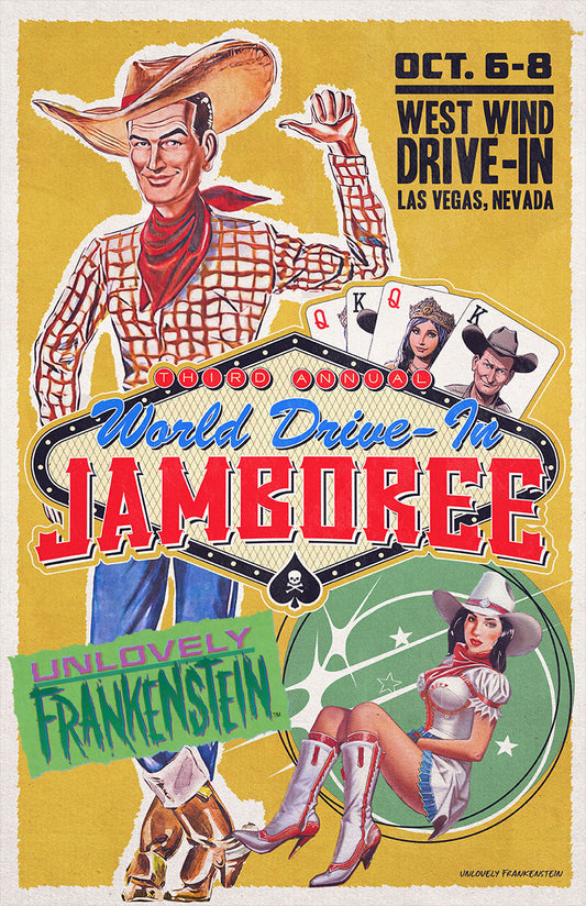 Joe Bob Briggs' 3rd Annual Drive-In Jamboree | 11x17 Art Print