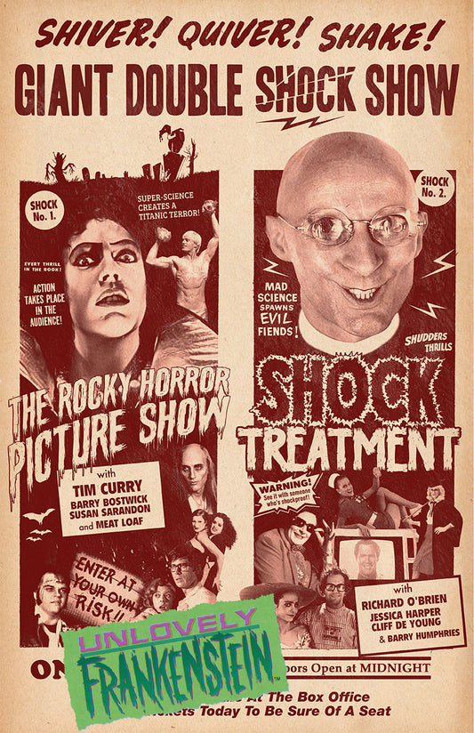 Rocky Horror / Shock Treatment "double shock show" | 11x17 Art Print