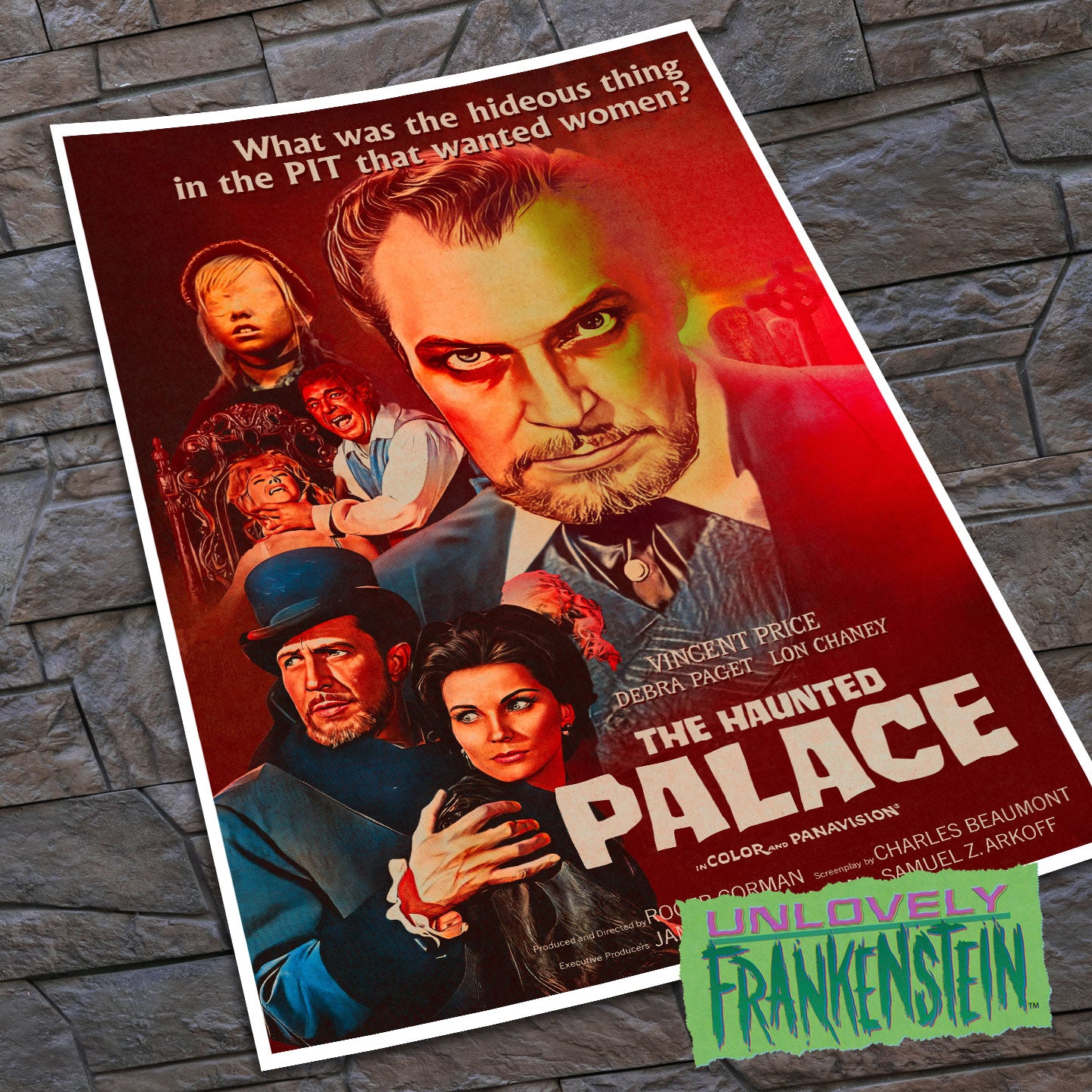 Vincent Price as Charles Dexter Ward in The Haunted Palace | 11x17 Art Print