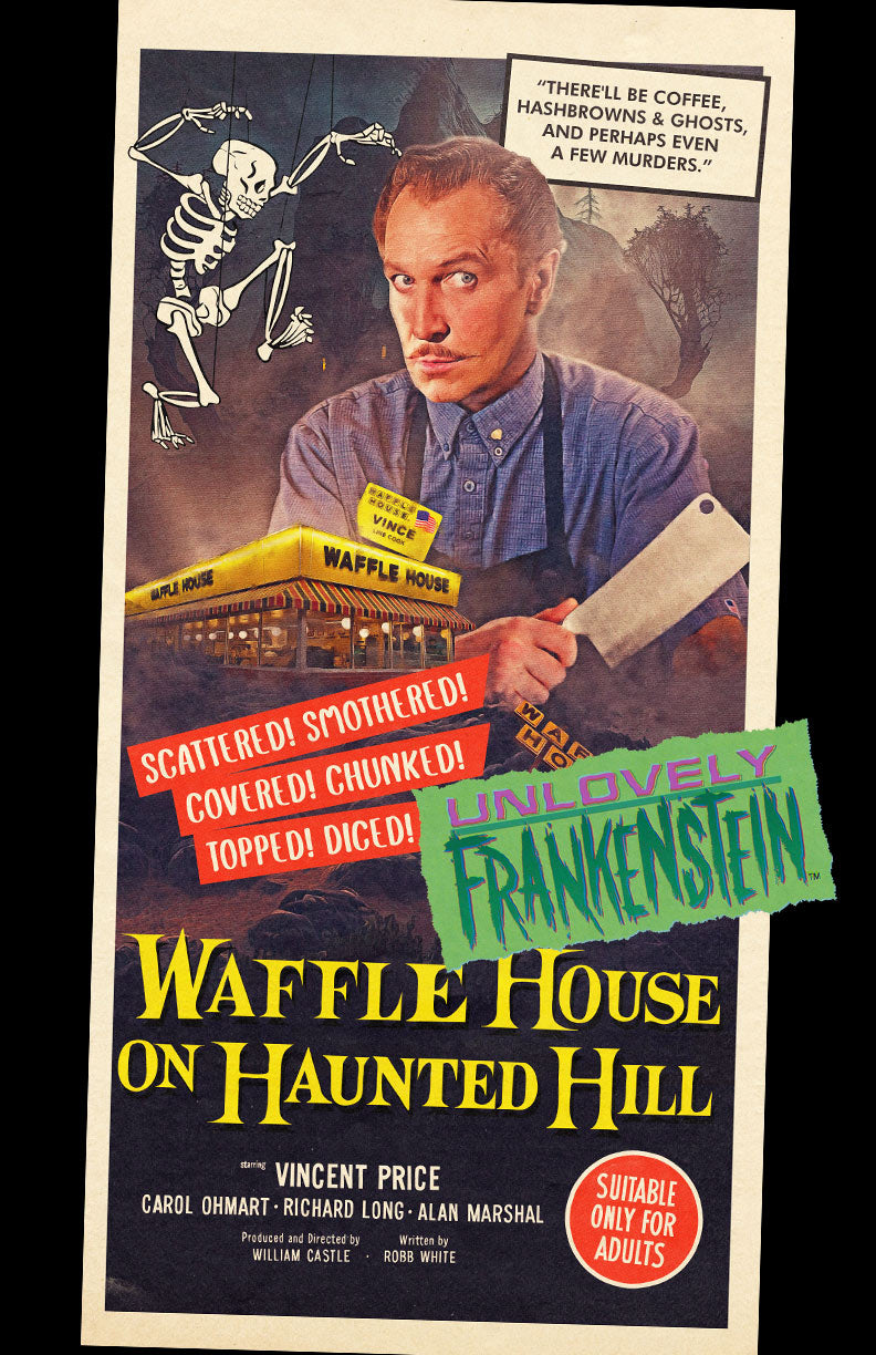 Waffle House on Haunted Hill | 11x22 Art Print