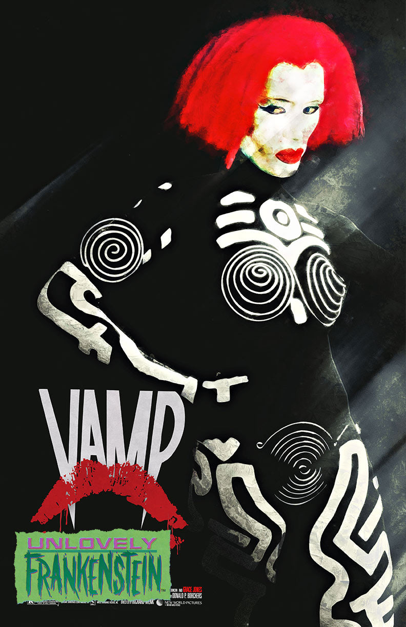Vamp 1986, Grace Jones alternative movie poster | 11x17 Art Print