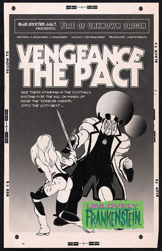Blue Oyster Cult, Vengeance the Pact comic book page | 11x17 Art Print