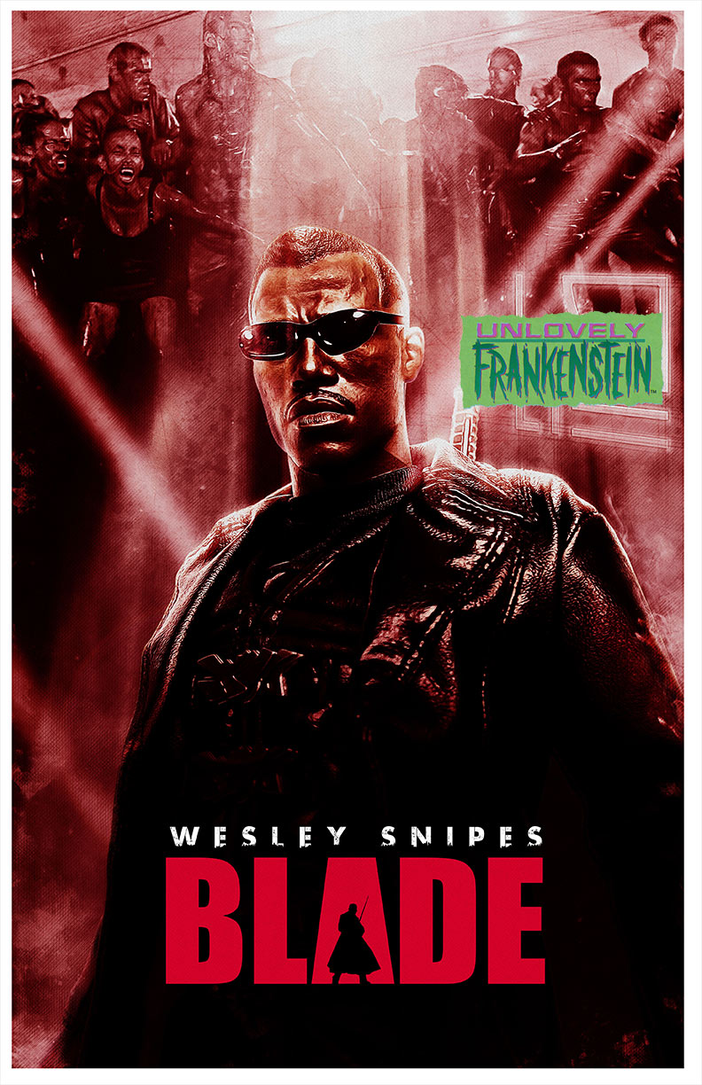 Blade, Wesley Snipes alternate movie poster | 11x17 Art Print