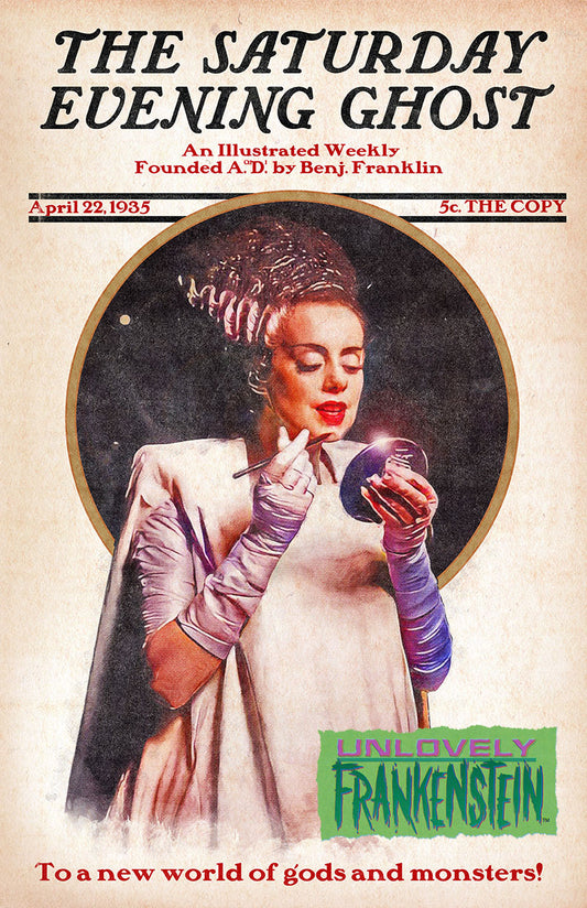 The Blushing Bride of Frankenstein art print | 11x17 Art Print