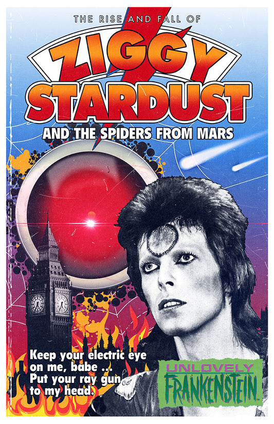Ziggy Stardust and the Spiders From Mars print | 11x17 Art Print
