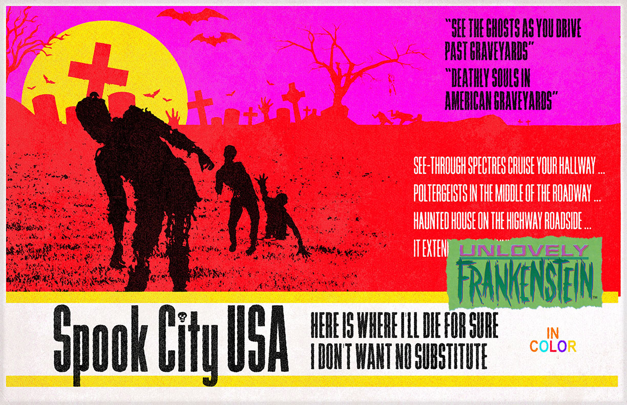 Spook City USA, Misfits typography print | 11x17 Art Print