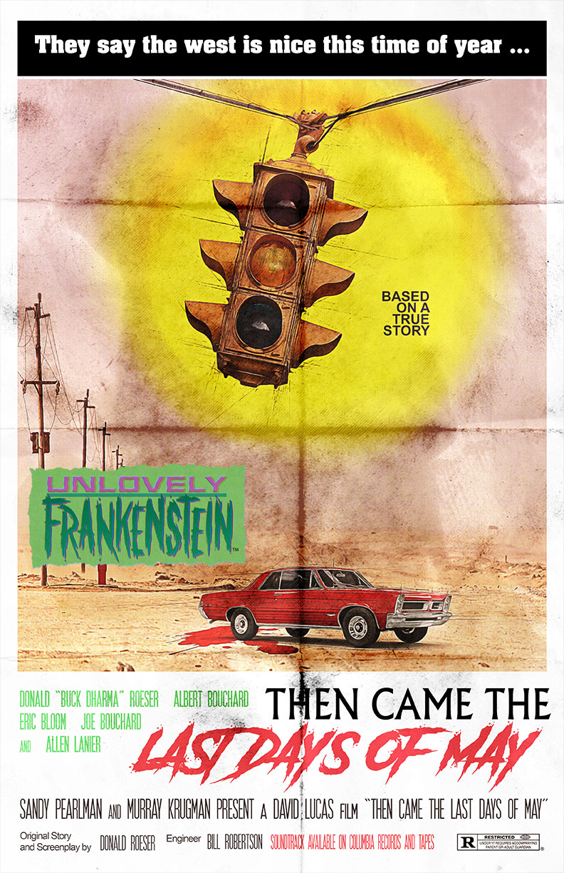 Then Came the Last Days of May, Blue Oyster Cult faux movie poster | 11x17 Art Print