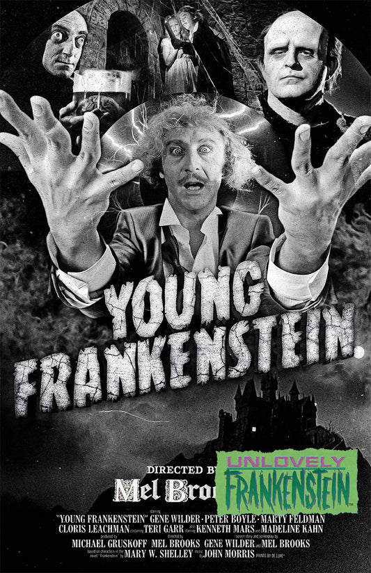 Young Frankenstein original art print | 11x17 Art Print