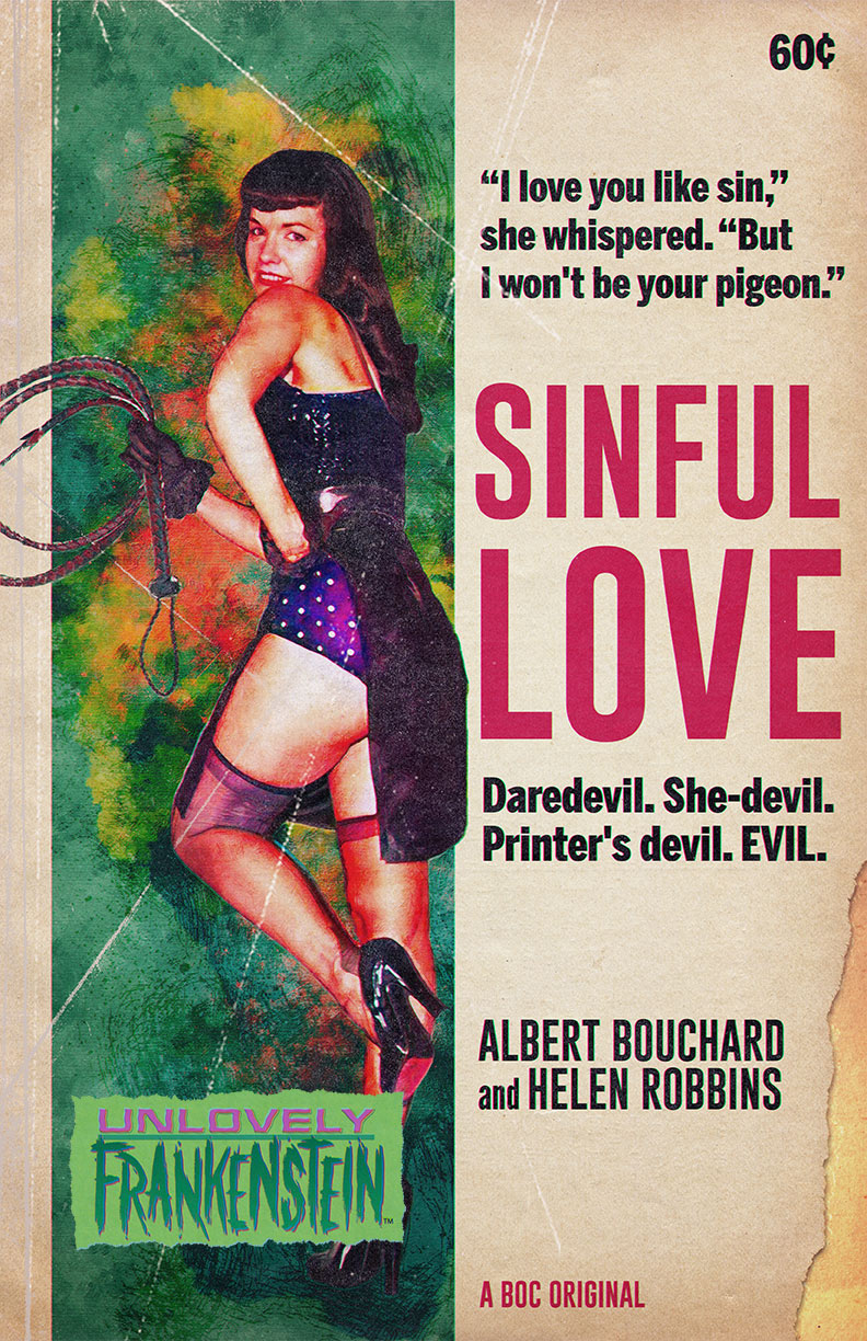 Blue Oyster Cult "Sinful Love" pulp paperback art print | 11x17 Art Print