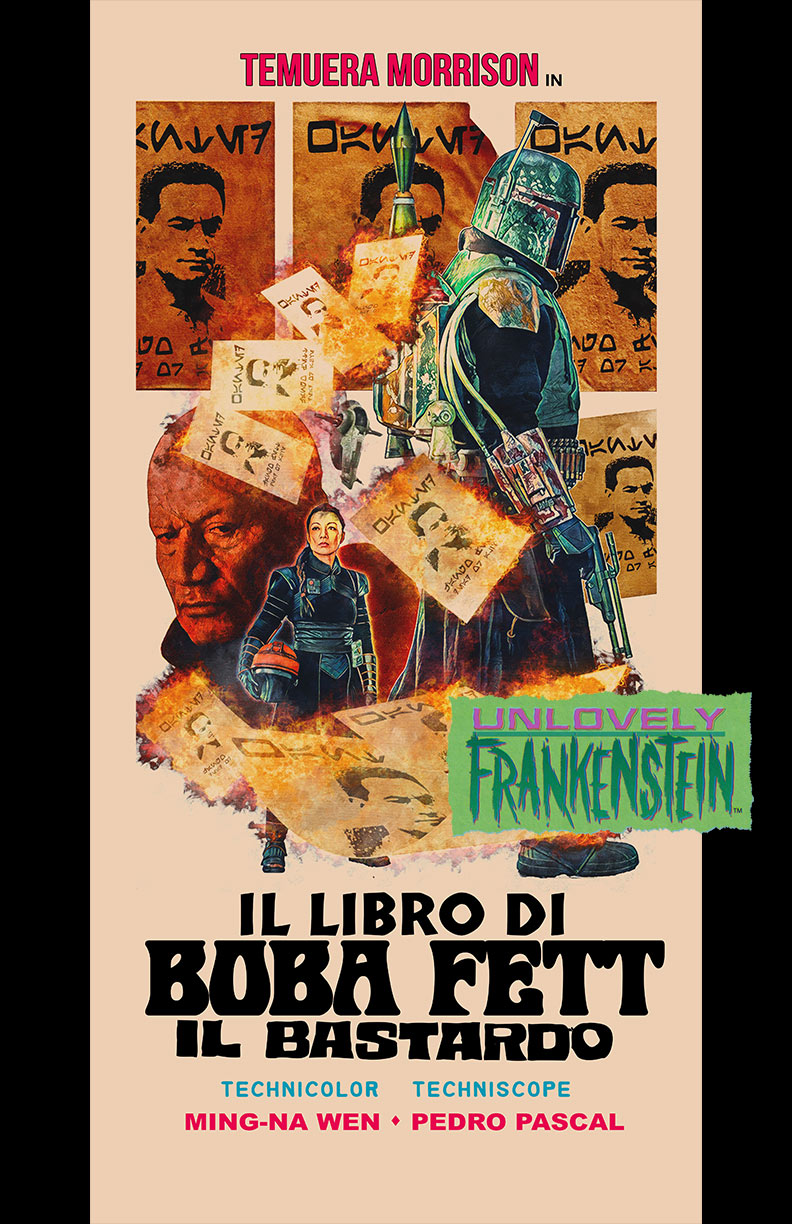 Boba Fett retro spaghetti western poster | 11x17 Art Print
