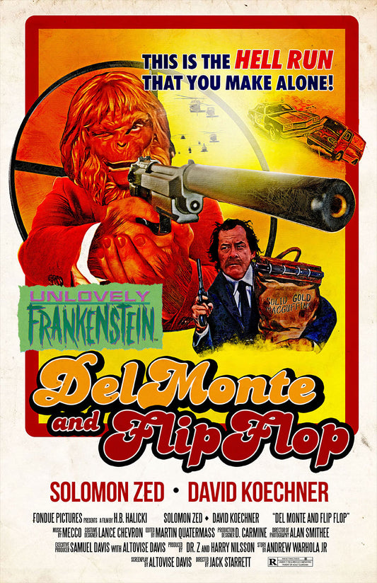 Del Monte and Flip Flop, Doctor Z print, 11"x17"