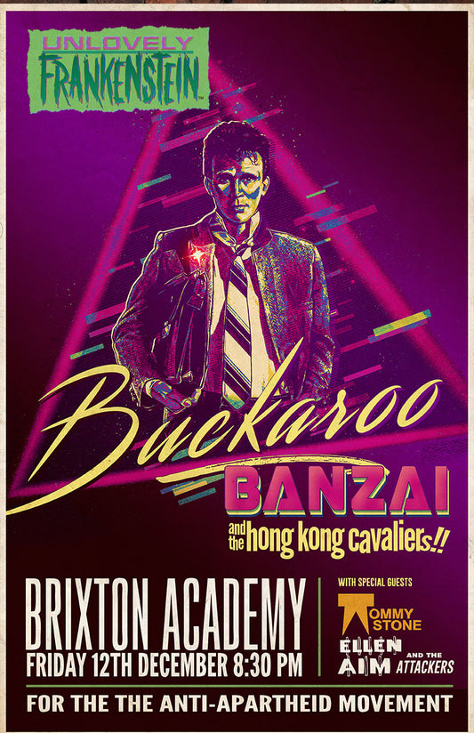 Buckaroo Banzai 1984 concert poster | 11x17 Art Print