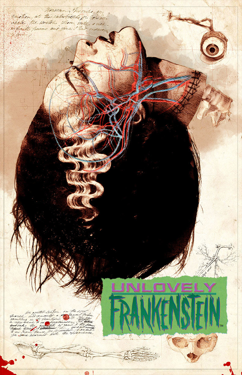 Bride of Frankenstein, Ethically Gray Anatomy poster | 11x17 Art Print