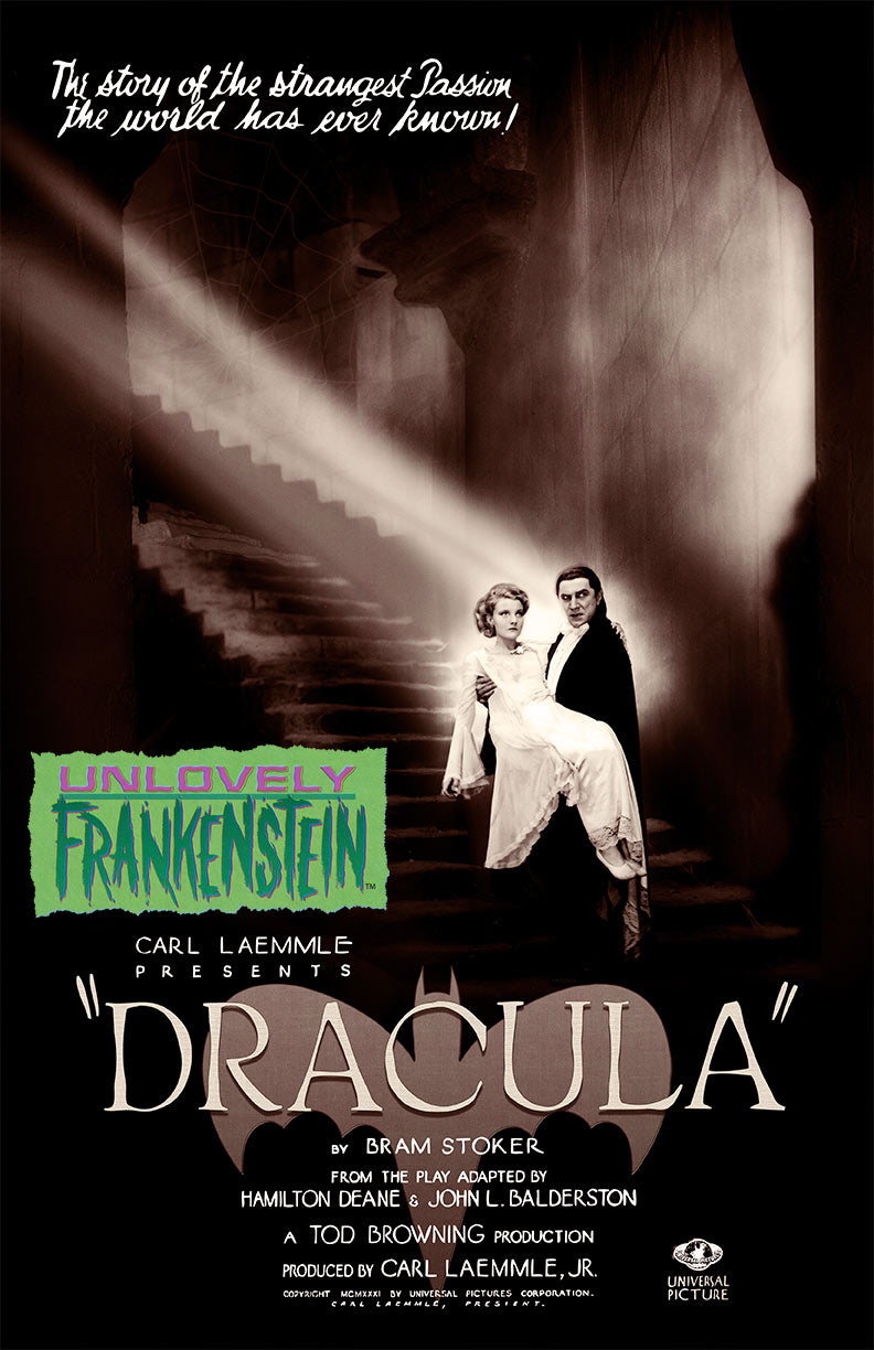 Bela Lugosi as Dracula, gothic art print | 11x17 Art Print