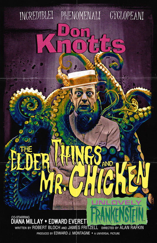 The Elder Things and Mr. Chicken movie poster | 11x17 Art Print