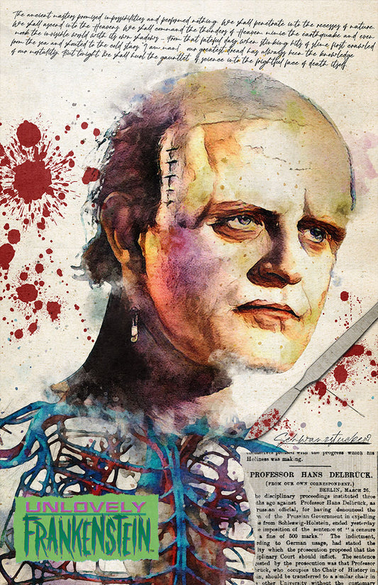 Young Frankenstein anatomy poster | 11x17 Art Print