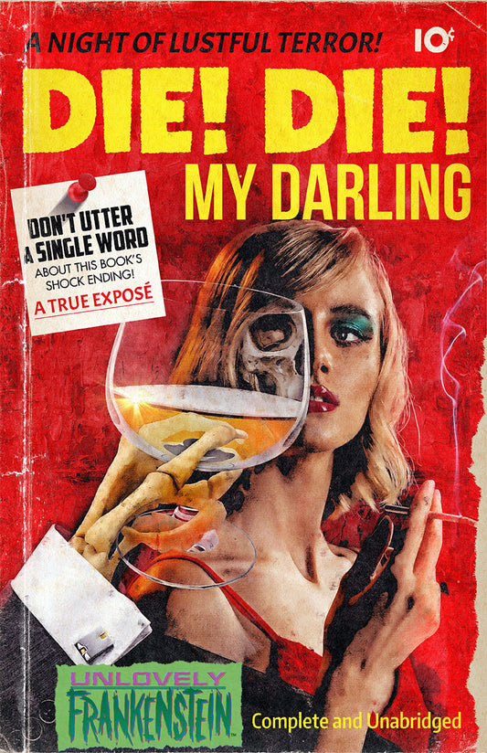 Die Die My Darling vintage pulp print | 11x17 Art Print
