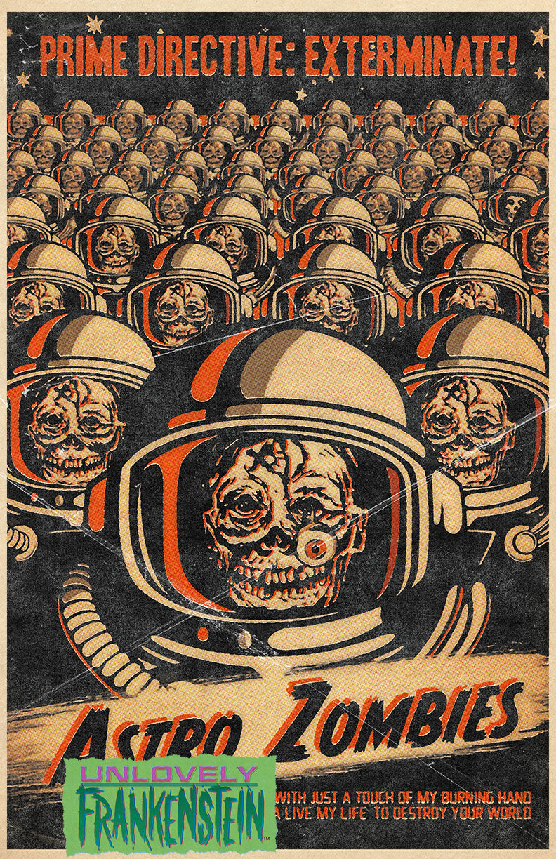 Astro Zombies, Misfits tribute | 11x17 Art Print
