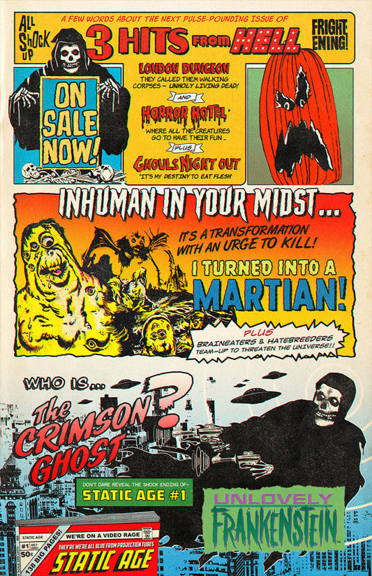 The Misfits as a vintage comic ad | 11x17 Art Print