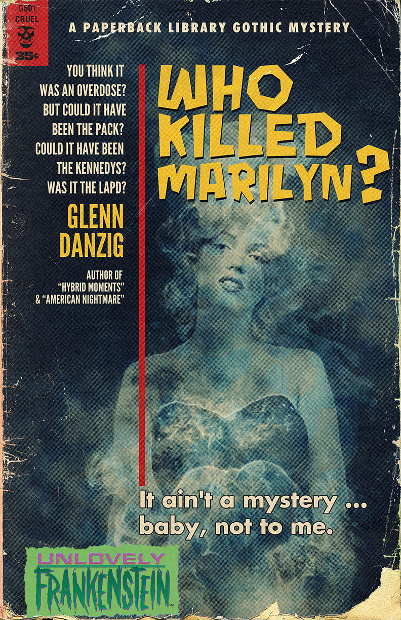 Who Killed Marilyn? Misfits pulp paperback cover | 11x17 Art Print