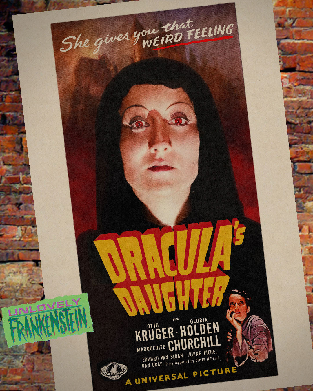 Gloria Holden as Dracula's Daughter character poster | 11x17 Art Print