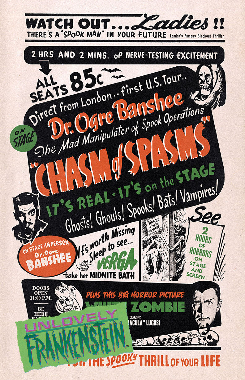 Dr. Ogre's Banshee's Chasm of Spasms | 11x17 Art Print