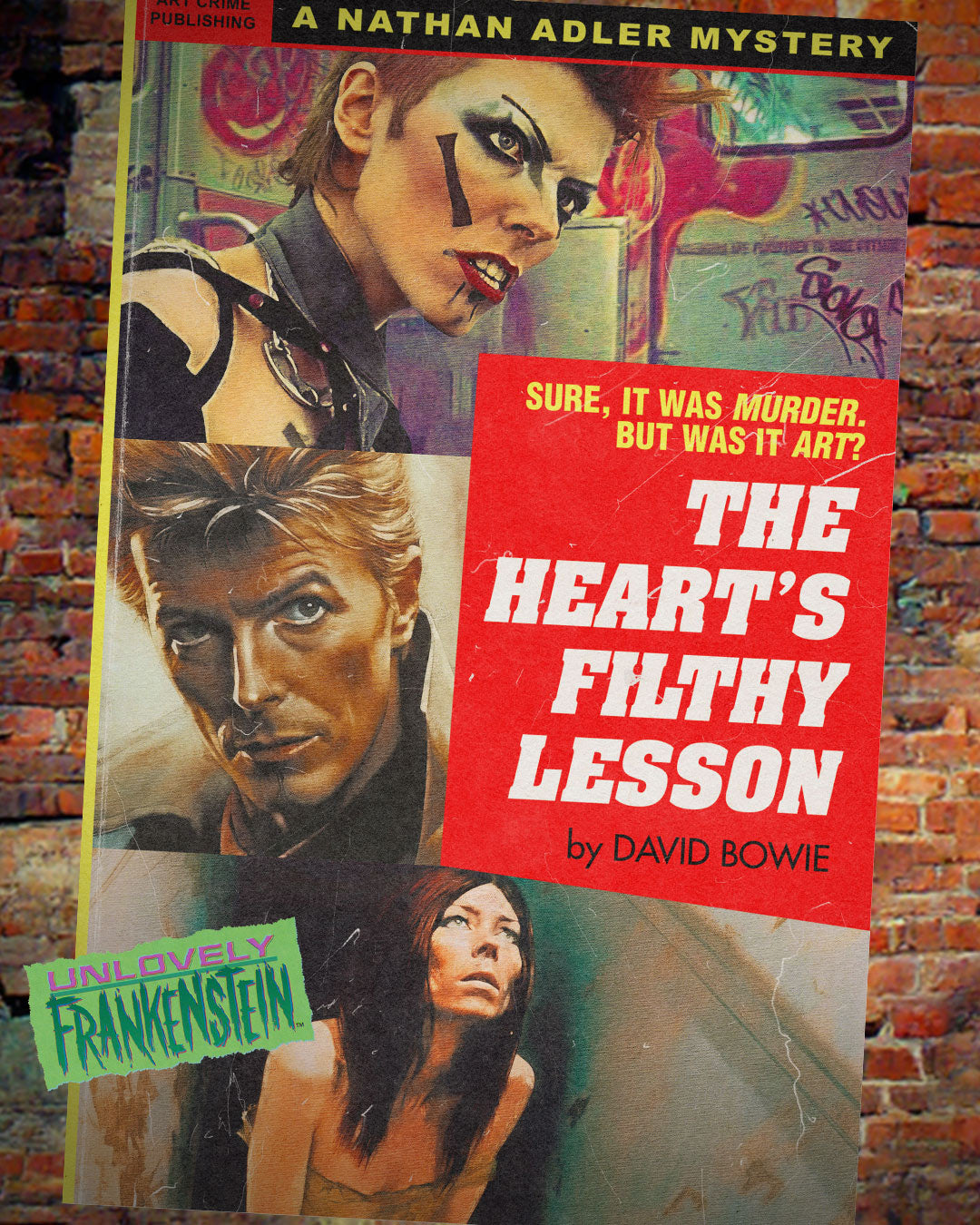 The Heart's Filthy Lesson: Bowie's Outside as a pulp paperback | 11x17 Art Print