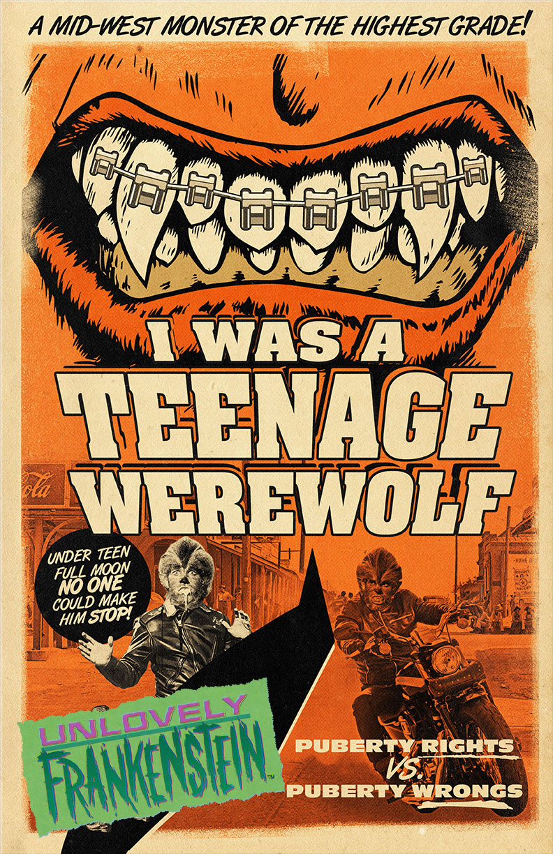 The Cramps: I Was a Teenage Werewolf | 11x17 Art Print