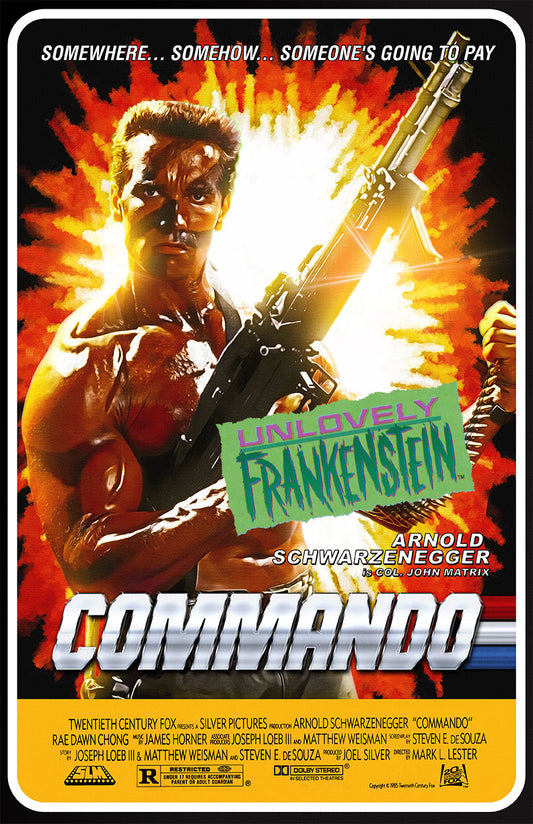 Commando (1985) alternate movie poster | 11x17 Art Print