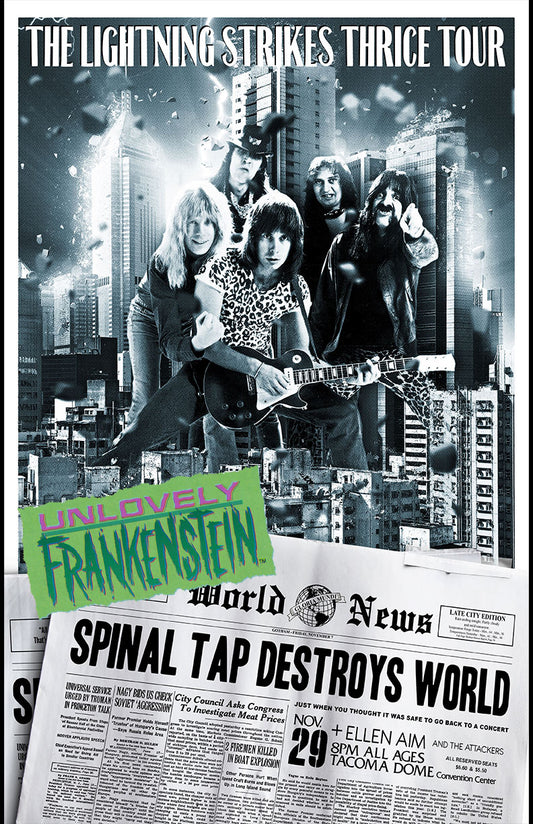 Spinal Tap Nov. 29, 1985 tour poster | 11x17 Art Print