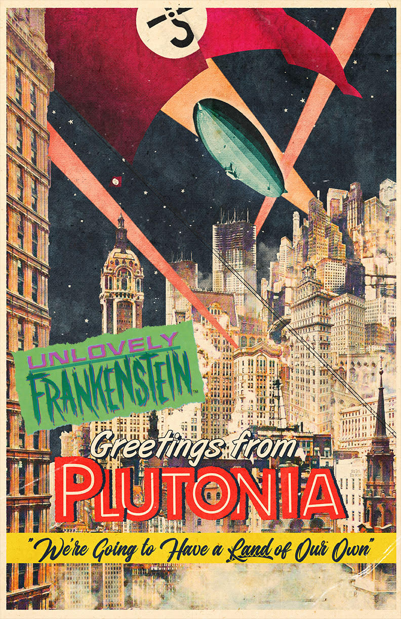 Greetings from Plutonia, Imaginos travel poster | 11x17 Art Print